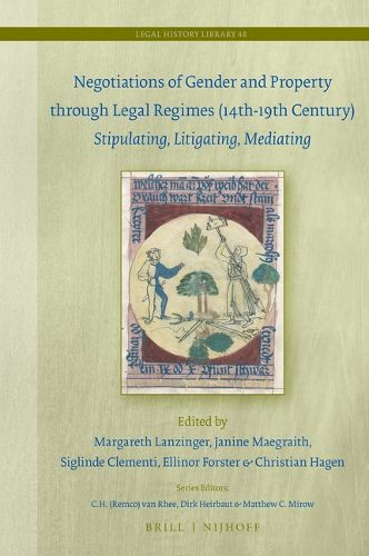 Cover image for Negotiations of Gender and Property through Legal Regimes (14th-19th Century): Stipulating, Litigating, Mediating