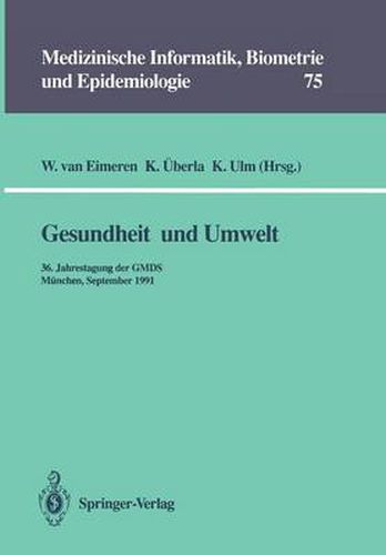 Cover image for Gesundheit Und Umwelt: 36 Jahrestagung : Papers