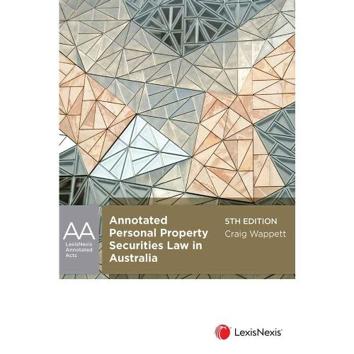 Cover image for Annotated Personal Property Securities Law in Australia