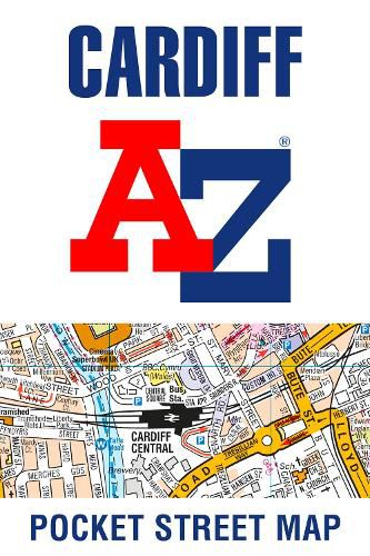 Cover image for Cardiff A-Z Pocket Street Map