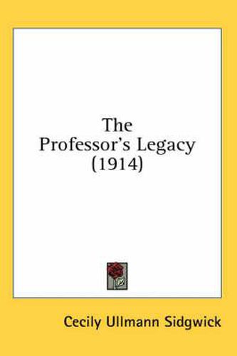 Cover image for The Professor's Legacy (1914)