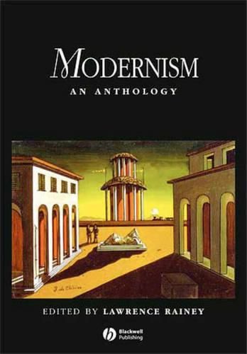 Cover image for Modernism: An Anthology