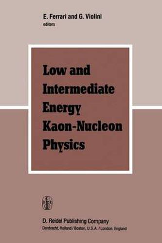 Low and Intermediate Energy Kaon-Nucleon Physics: Proceedings of the Workshop held at the Institute of Physics of the University of Rome, March 24-28, 1980