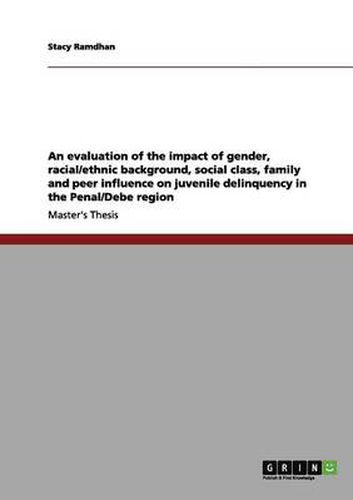 Cover image for An evaluation of the impact of gender, racial/ethnic background, social class, family and peer influence on juvenile delinquency in the Penal/Debe region