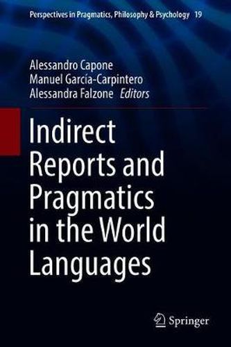 Cover image for Indirect Reports and Pragmatics in the World Languages