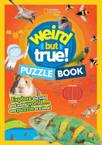 Cover image for National Geographic Kids: Weird But True! Puzzle Book (Disney)