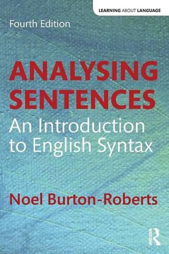 Cover image for Analysing Sentences: An Introduction to English Syntax