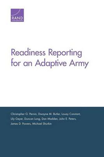 Readiness Reporting for an Adaptive Army