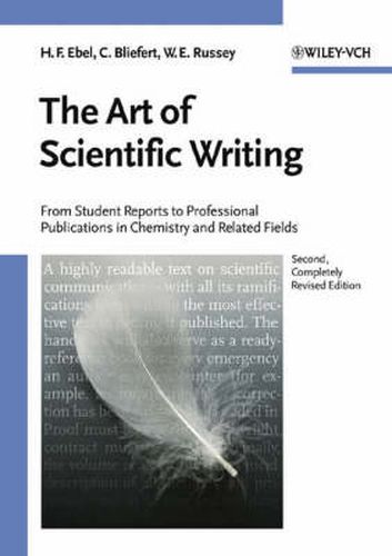 Cover image for The Art of Scientific Writing: From Student Reports to Professional Publications in Chemistry and Related Fields