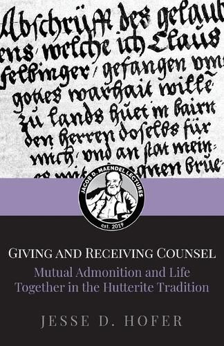 Cover image for Giving and Receiving Counsel