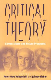 Cover image for Critical Theory: Current State and Future Prospects