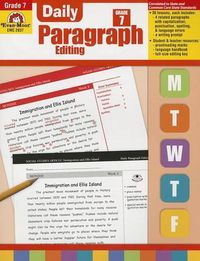 Cover image for Daily Paragraph Editing Grade 7