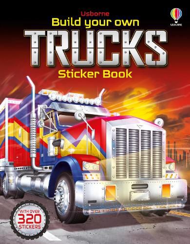 Cover image for Build Your Own Trucks Sticker Book