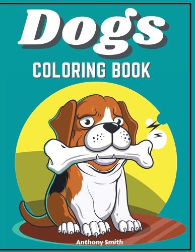 Cover image for Dogs & Puppies Coloring Book For Kids