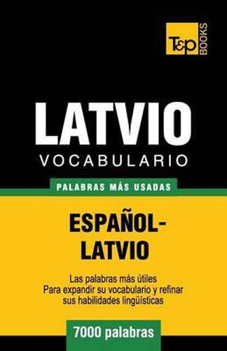 Vocabulario espanol-leton - 7000 palabras mas usadas