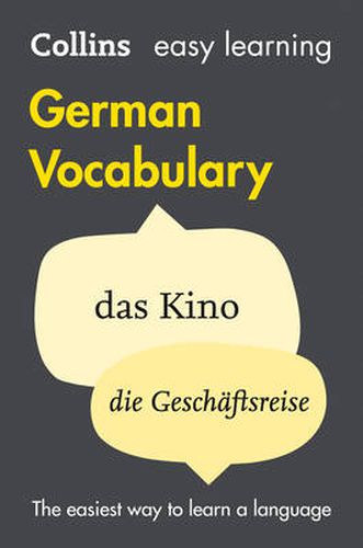 Easy Learning German Vocabulary: Trusted Support for Learning