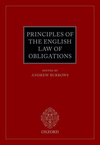 Cover image for Principles of the English Law of Obligations