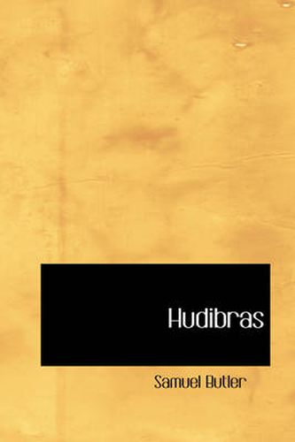 Cover image for Hudibras