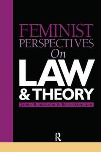 Cover image for Feminist Perspectives on Law and Theory