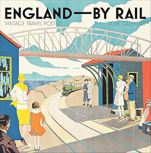 Cover image for 2026 England by Rail: Vintage Travel Posters Wall Calendar