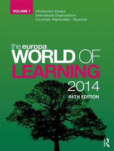 Cover image for The Europa World of Learning 2014