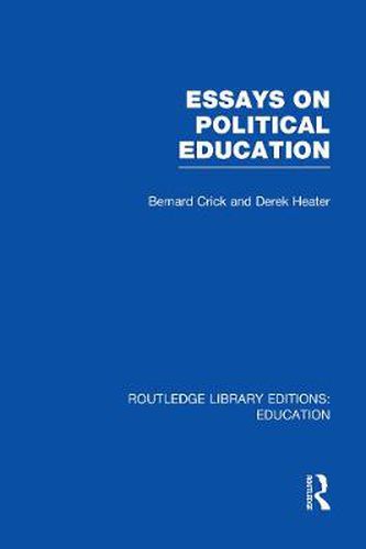 Cover image for Essays on Political Education