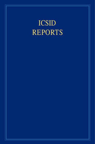 Cover image for ICSID Reports: Volume 16