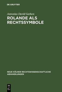 Cover image for Rolande als Rechtssymbole