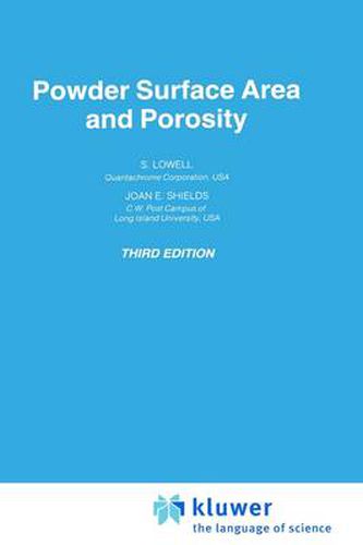 Cover image for Powder Surface Area and Porosity