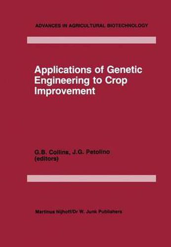 Cover image for Applications of Genetic Engineering to Crop Improvement