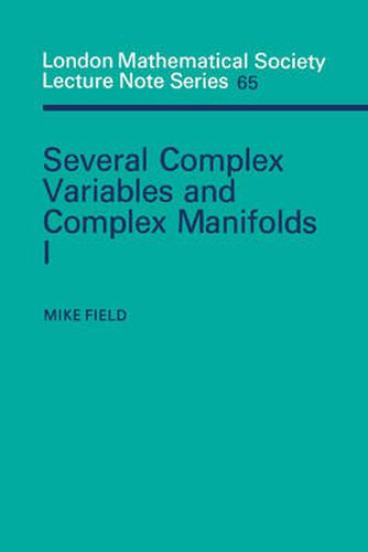 Cover image for Several Complex Variables and Complex Manifolds I