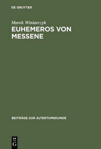 Cover image for Euhemeros Von Messene