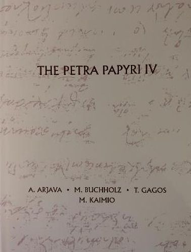 Cover image for The Petra Papyri IV