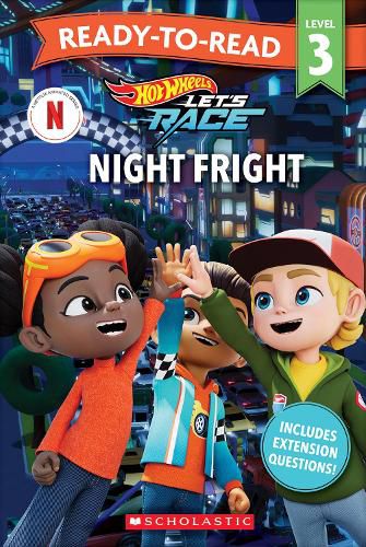 Cover image for Hot Wheels: Night Fright - Ready-to-Read Level 3 (Mattel)