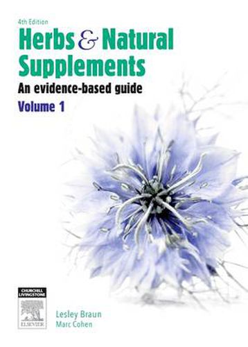 Cover image for Herbs and Natural Supplements, Volume 1: An Evidence-Based Guide