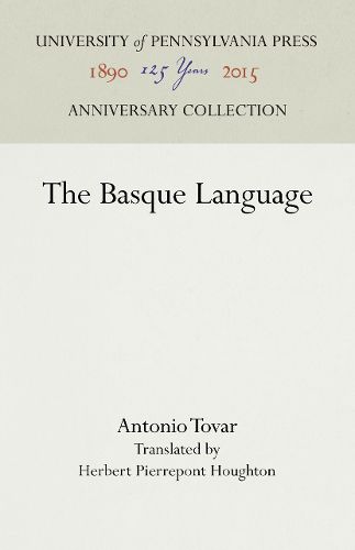 Cover image for The Basque Language