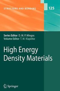 Cover image for High Energy Density Materials