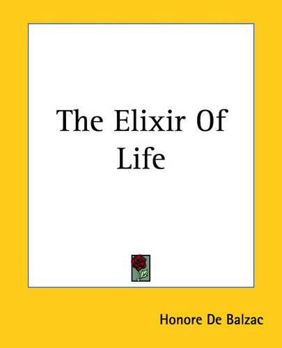 Cover image for The Elixir Of Life