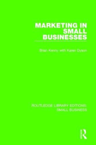 Cover image for Marketing in Small Businesses