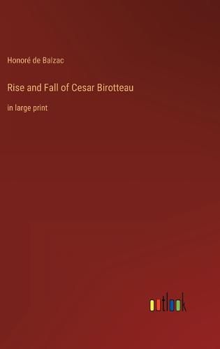 Cover image for Rise and Fall of Cesar Birotteau