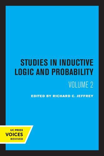 Cover image for Studies in Inductive Logic and Probability, Volume II