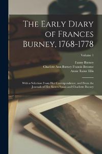 Cover image for The Early Diary of Frances Burney, 1768-1778