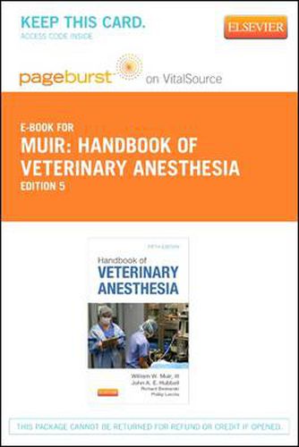 Handbook of Veterinary Anesthesia 5e