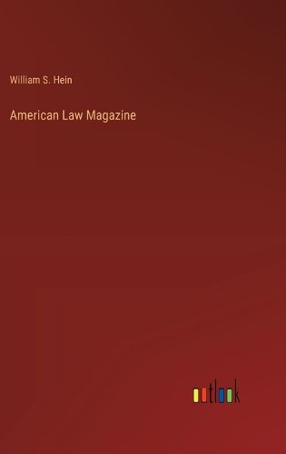 Cover image for American Law Magazine