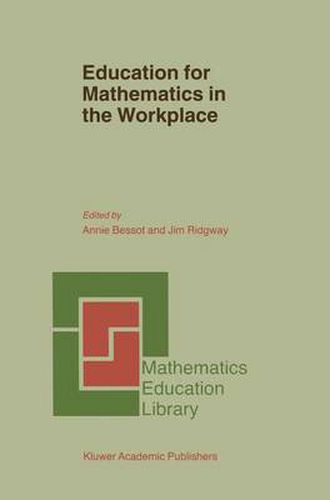 Cover image for Education for Mathematics in the Workplace