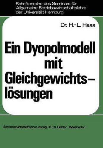 Cover image for Ein Dyopolmodell Mit Gleichgewichtsloesungen