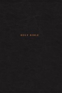 Cover image for NKJV, Reference Bible, Classic Verse-by-Verse, Center-Column, Leathersoft, Black, Red Letter, Comfort Print: Holy Bible, New King James Version