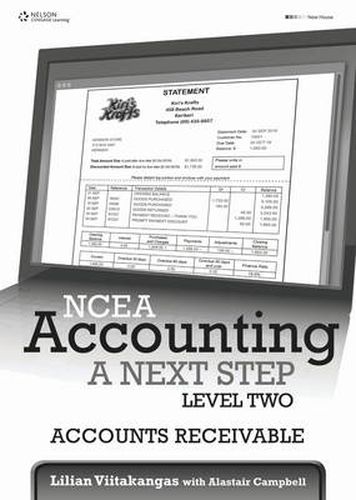 Cover image for NCEA Accounting A Next Step - Accounts Receivable