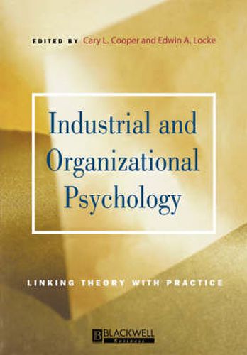 Cover image for Industrial and Organizational Psychology: Linking Theory with Practice