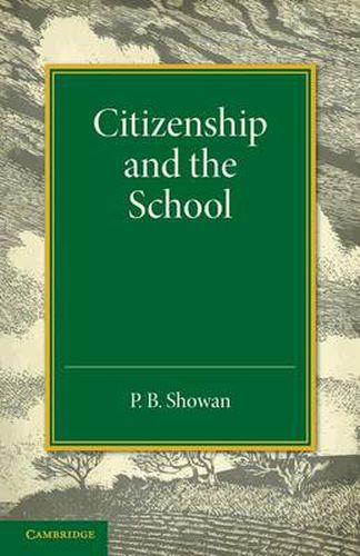 Cover image for Citizenship and the School